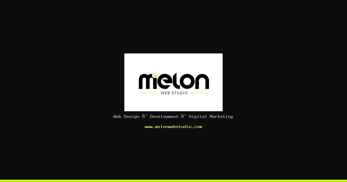 Melon Web Studio | Creative Agency for Branding & Digital Design
